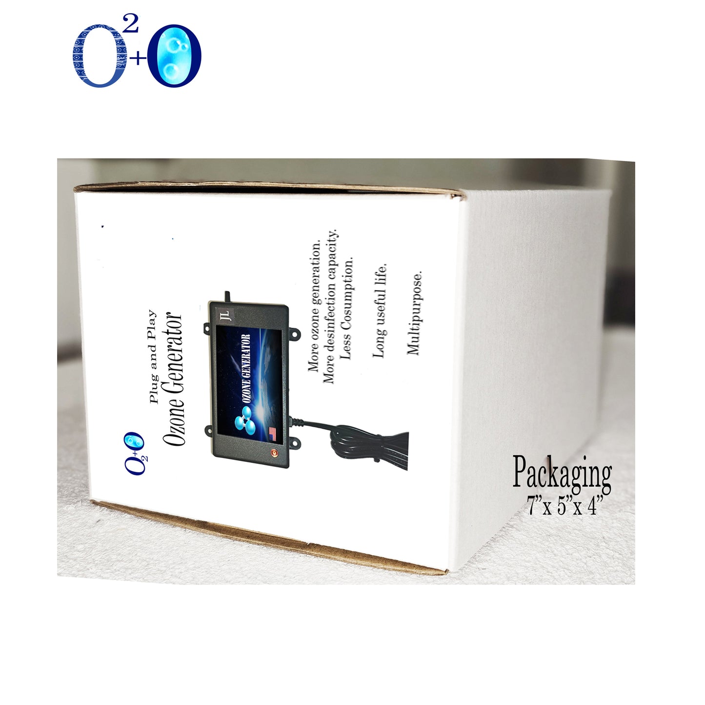 Cold plunge Ozone generator for air, water and oil ozonation purification. 1000mg/h