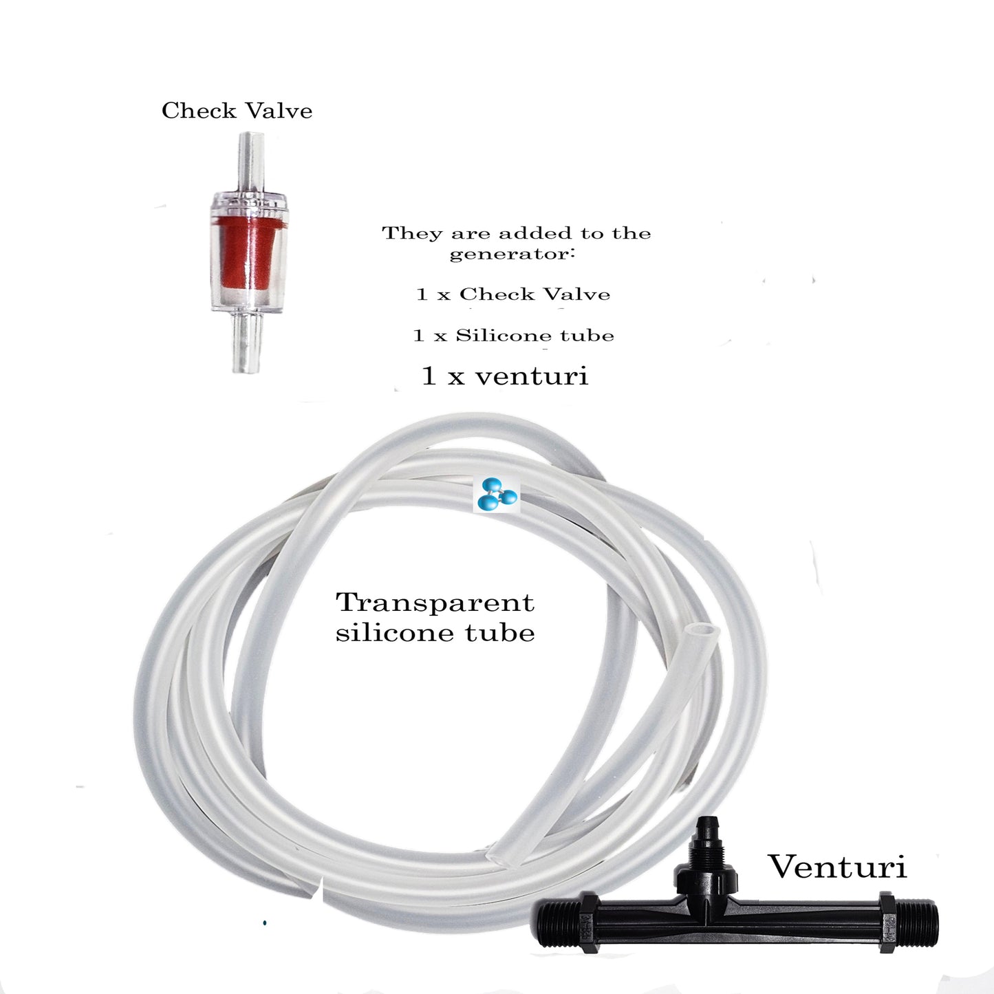 Cold plunge Ozone generator for air, water and oil ozonation purification. 1000mg/h