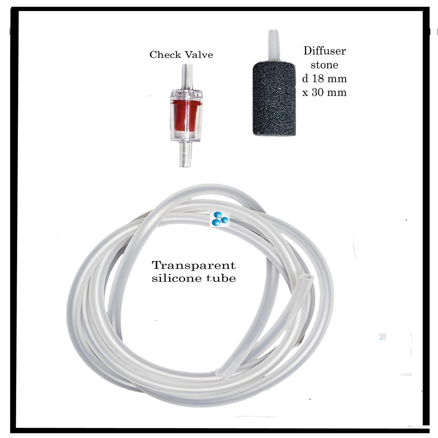 Aquarium Ozone Generator, Fishponds,1000 mg/h, Ideal for Fish Tank, Algae Control and Improving Water Quality