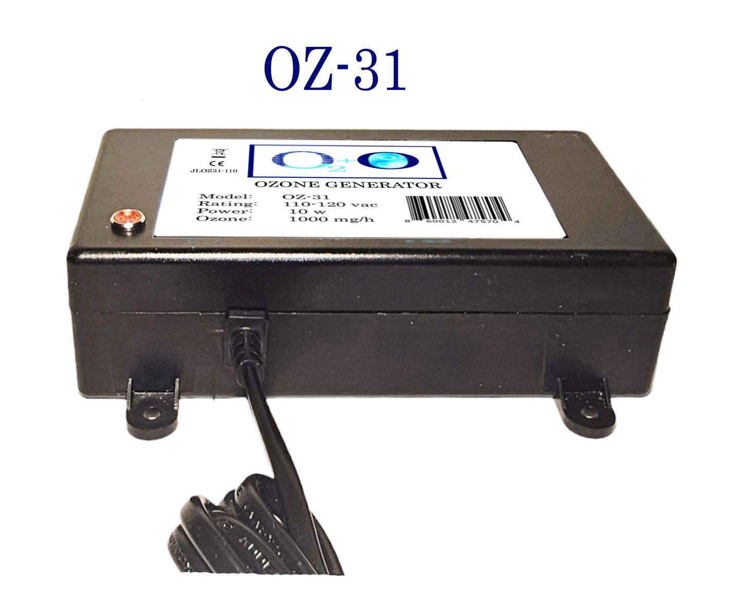 OZ-31 Compact OZONO GENERATOR for Cold Plunge or Hot Tub (SPA Ozone Generator) 1000mg/h