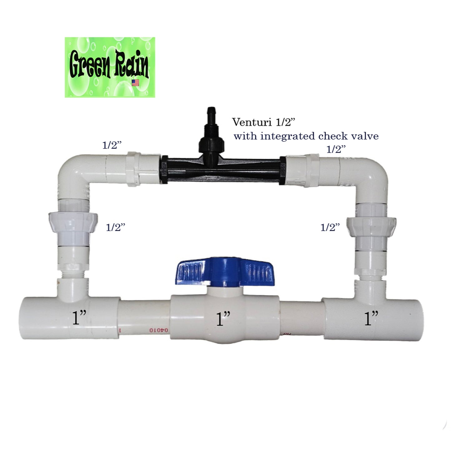 Manifold systems with venturi and regulating valve. Venturi systems with flow switch. Fertilizer injection systems. (Copy)