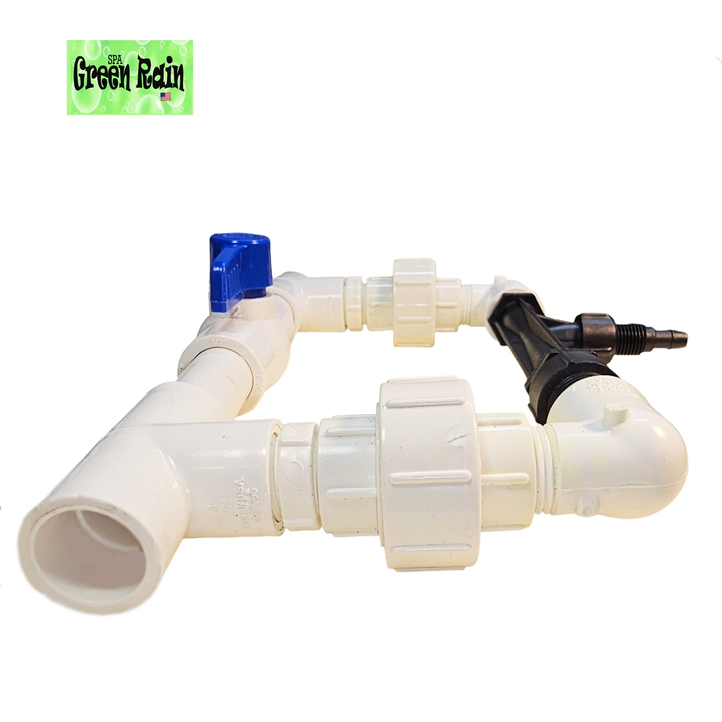 Venturi with Bypass and 1/2" Flow Regulation Valve for Irrigation Systems and Gardens.