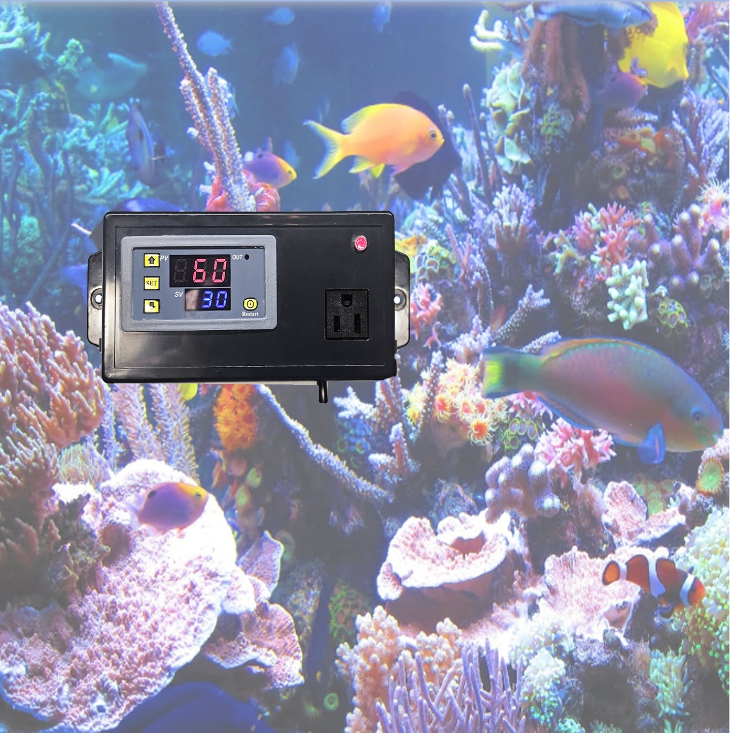 Programmable Digital Timer for Aquariums and Fishponds - Precise Control of Ozone Injection, Filtration and Water Pumps.