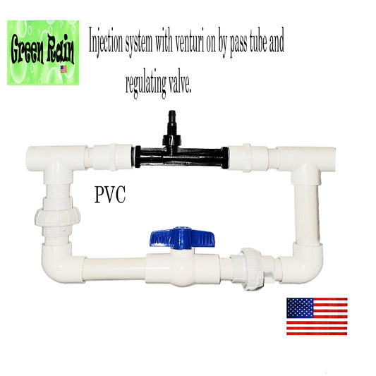 Manifold systems with venturi and regulating valve. Venturi systems with flow switch. Fertilizer injection systems.